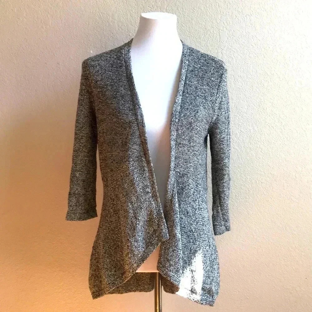 Eileen Fisher Black Heather Cardigan